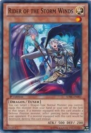 Rider of the Storm Winds (SDBE-EN007) - Structure Deck: Saga of Blue-Eyes White Dragon 1st Edition Structure Deck: Saga of Blue-Eyes White Dragon Yugioh Single  Squirtle Squad Card Shop.