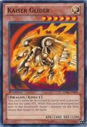 Kaiser Glider (SDBE-EN009) - Structure Deck: Saga of Blue-Eyes White Dragon Unlimited Structure Deck: Saga of Blue-Eyes White Dragon Yugioh Single  Squirtle Squad Card Shop.