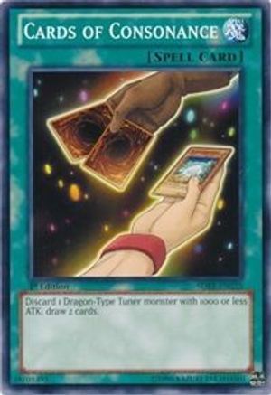 Cards of Consonance (SDBE-EN025) - Structure Deck: Saga of Blue-Eyes White Dragon 1st Edition Structure Deck: Saga of Blue-Eyes White Dragon Yugioh Single  Squirtle Squad Card Shop.