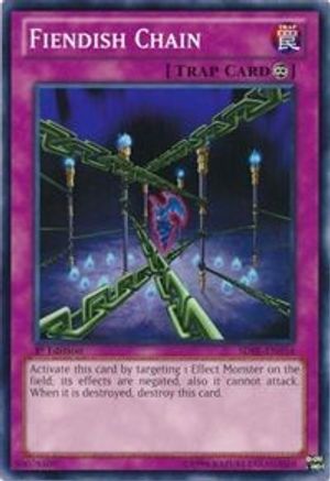 Fiendish Chain (SDBE-EN034) - Structure Deck: Saga of Blue-Eyes White Dragon 1st Edition Structure Deck: Saga of Blue-Eyes White Dragon Yugioh Single  Squirtle Squad Card Shop.