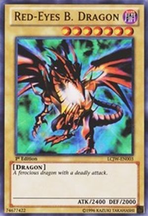 Red-Eyes B. Dragon (LCJW-EN003) - Legendary Collection 4: Joey's World 1st Edition Legendary Collection 4: Joey's World Yugioh Single  Squirtle Squad Card Shop.