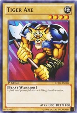 Tiger Axe (LCJW-EN008) - Legendary Collection 4: Joey's World 1st Edition Legendary Collection 4: Joey's World Yugioh Single  Squirtle Squad Card Shop.