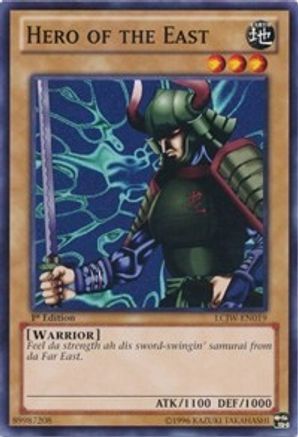 Hero of the East (LCJW-EN019) - Legendary Collection 4: Joey's World 1st Edition Legendary Collection 4: Joey's World Yugioh Single  Squirtle Squad Card Shop.