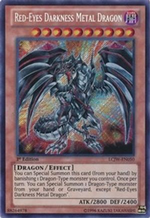 Red-Eyes Darkness Metal Dragon (LCJW-EN050) - Legendary Collection 4: Joey's World 1st Edition Legendary Collection 4: Joey's World Yugioh Single  Squirtle Squad Card Shop.