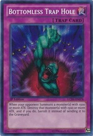 Bottomless Trap Hole (LCJW-EN078) - Legendary Collection 4: Joey's World 1st Edition Legendary Collection 4: Joey's World Yugioh Single  Squirtle Squad Card Shop.
