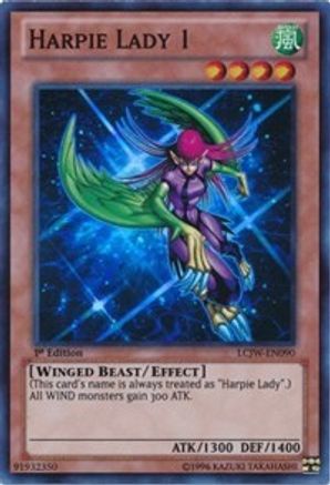 Harpie Lady 1 (LCJW-EN090) - Legendary Collection 4: Joey's World 1st Edition Legendary Collection 4: Joey's World Yugioh Single  Squirtle Squad Card Shop.