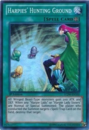 Harpies' Hunting Ground (LCJW-EN102) - Legendary Collection 4: Joey's World 1st Edition Legendary Collection 4: Joey's World Yugioh Single  Squirtle Squad Card Shop.