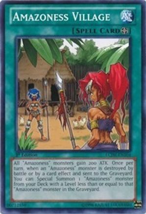 Amazoness Village (LCJW-EN104) - Legendary Collection 4: Joey's World 1st Edition Legendary Collection 4: Joey's World Yugioh Single  Squirtle Squad Card Shop.