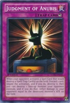 Judgment of Anubis (LCJW-EN135) - Legendary Collection 4: Joey's World 1st Edition Legendary Collection 4: Joey's World Yugioh Single  Squirtle Squad Card Shop.