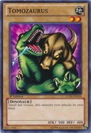 Tomozaurus (LCJW-EN144) - Legendary Collection 4: Joey's World 1st Edition Legendary Collection 4: Joey's World Yugioh Single  Squirtle Squad Card Shop.