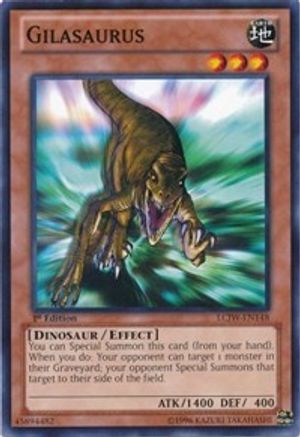 Gilasaurus (LCJW-EN148) - Legendary Collection 4: Joey's World 1st Edition Legendary Collection 4: Joey's World Yugioh Single  Squirtle Squad Card Shop.