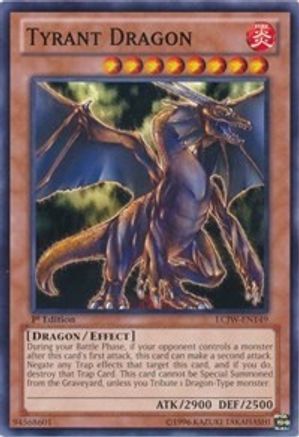 Tyrant Dragon (LCJW-EN149) - Legendary Collection 4: Joey's World 1st Edition Legendary Collection 4: Joey's World Yugioh Single  Squirtle Squad Card Shop.