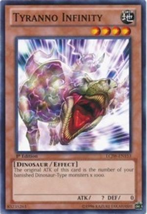 Tyranno Infinity (LCJW-EN153) - Legendary Collection 4: Joey's World 1st Edition Legendary Collection 4: Joey's World Yugioh Single  Squirtle Squad Card Shop.