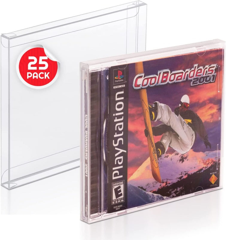 Playstation PS1 Single CD Dreamcast (Jewel Case) - EVORETRO PET Protectors - Pack of 25 EVORETRO Canada Video Game Protectors  Squirtle Squad Card Shop.