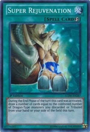 Super Rejuvenation (LCJW-EN287) - Legendary Collection 4: Joey's World 1st Edition Legendary Collection 4: Joey's World Yugioh Single  Squirtle Squad Card Shop.