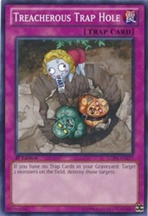 Treacherous Trap Hole (LCJW-EN277) - Legendary Collection 4: Joey's World 1st Edition Legendary Collection 4: Joey's World Yugioh Single  Squirtle Squad Card Shop.