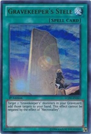 Gravekeeper's Stele (LCJW-EN261) - Legendary Collection 4: Joey's World 1st Edition Legendary Collection 4: Joey's World Yugioh Single  Squirtle Squad Card Shop.