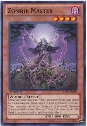Zombie Master (LCJW-EN202) - Legendary Collection 4: Joey's World 1st Edition Legendary Collection 4: Joey's World Yugioh Single  Squirtle Squad Card Shop.