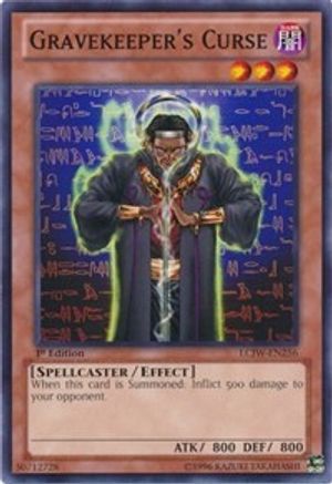 Gravekeeper's Curse (LCJW-EN256) - Legendary Collection 4: Joey's World 1st Edition Legendary Collection 4: Joey's World Yugioh Single  Squirtle Squad Card Shop.
