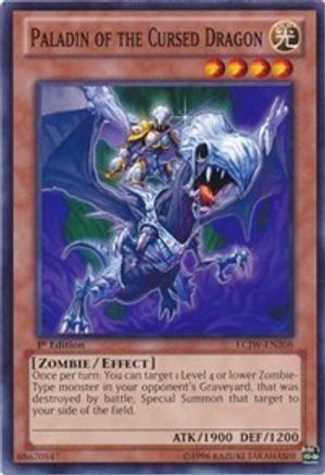 Paladin of the Cursed Dragon (LCJW-EN208) - Legendary Collection 4: Joey's World 1st Edition Legendary Collection 4: Joey's World Yugioh Single  Squirtle Squad Card Shop.