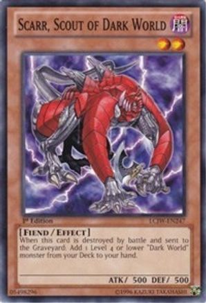 Scarr, Scout of Dark World (LCJW-EN247) - Legendary Collection 4: Joey's World 1st Edition Legendary Collection 4: Joey's World Yugioh Single  Squirtle Squad Card Shop.