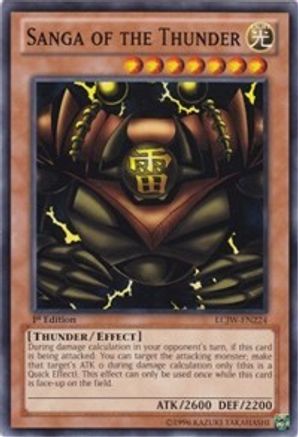 Sanga of the Thunder (LCJW-EN224) - Legendary Collection 4: Joey's World 1st Edition Legendary Collection 4: Joey's World Yugioh Single  Squirtle Squad Card Shop.