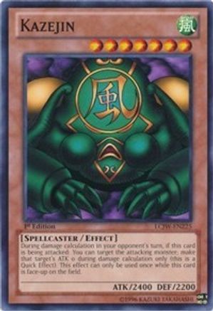Kazejin (LCJW-EN225) - Legendary Collection 4: Joey's World 1st Edition Legendary Collection 4: Joey's World Yugioh Single  Squirtle Squad Card Shop.