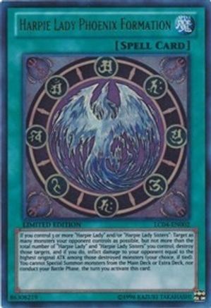 Harpie Lady Phoenix Formation (LC04-EN002) - Legendary Collection 4: Joey's World Limited Legendary Collection 4: Joey's World Yugioh Single  Squirtle Squad Card Shop.
