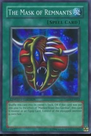 The Mask of Remnants (TAEV-ENSE2) - Tactical Evolution: Special Edition Limited Tactical Evolution: Special Edition Yugioh Single  Squirtle Squad Card Shop.