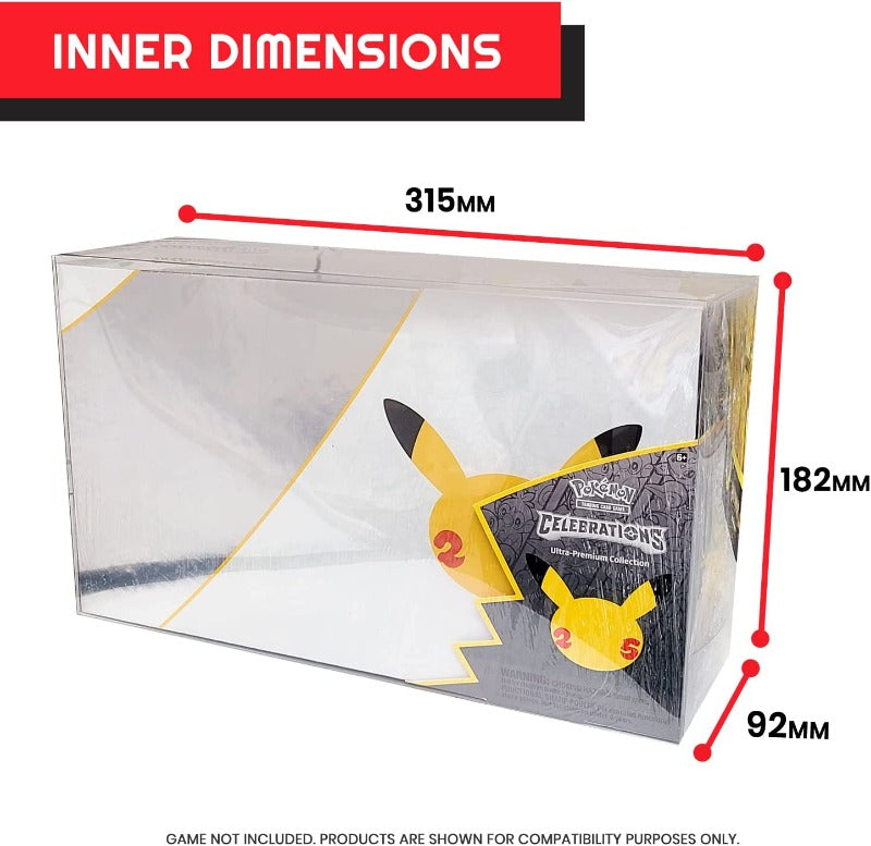 Pokemon Celebrations Ultra Premium UPC PET Protector 0.45MM - Pack of 1 EVORETRO Canada Card Protectors  Squirtle Squad Card Shop.