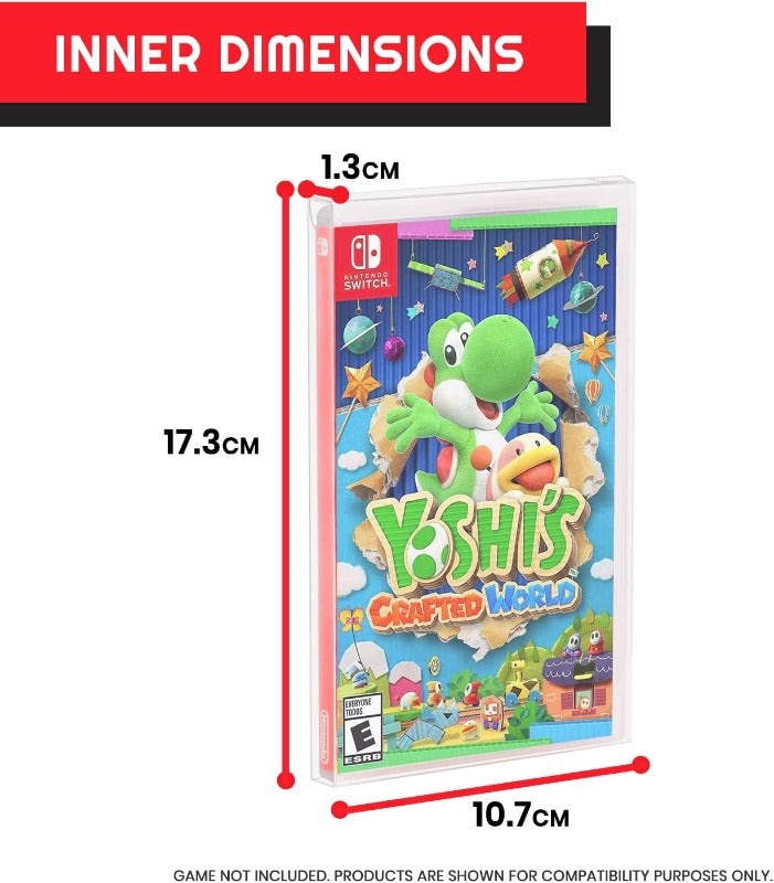 Nintendo Switch (Box) EVORETRO PET Protectors - Pack of 25 EVORETRO Canada Video Game Protectors  Squirtle Squad Card Shop.