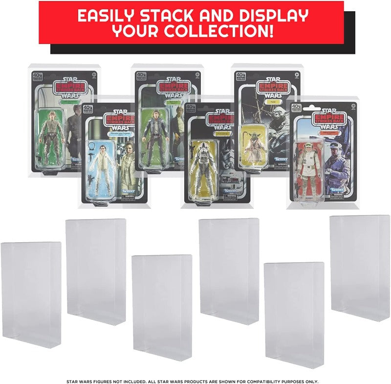Star Wars 6 inches - 40th Legacy Pack (Carded) - EVORETRO PET Protectors - Pack of 12 EVORETRO Canada Figurine Protectors  Squirtle Squad Card Shop.