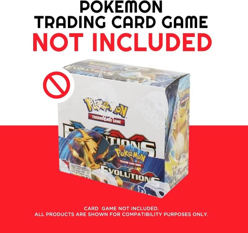 Pokemon Booster Box w/ Sliding Lid Anti-UV - EVORETRO Acrylic Protector 4.0MM EVORETRO Canada Card Protectors  Squirtle Squad Card Shop.
