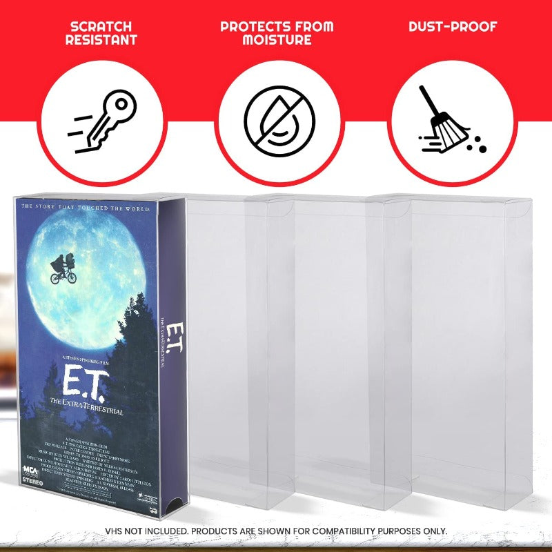 VHS - EVORETRO PET Protectors - Pack of 25 EVORETRO Canada Protectors (K)  Squirtle Squad Card Shop.