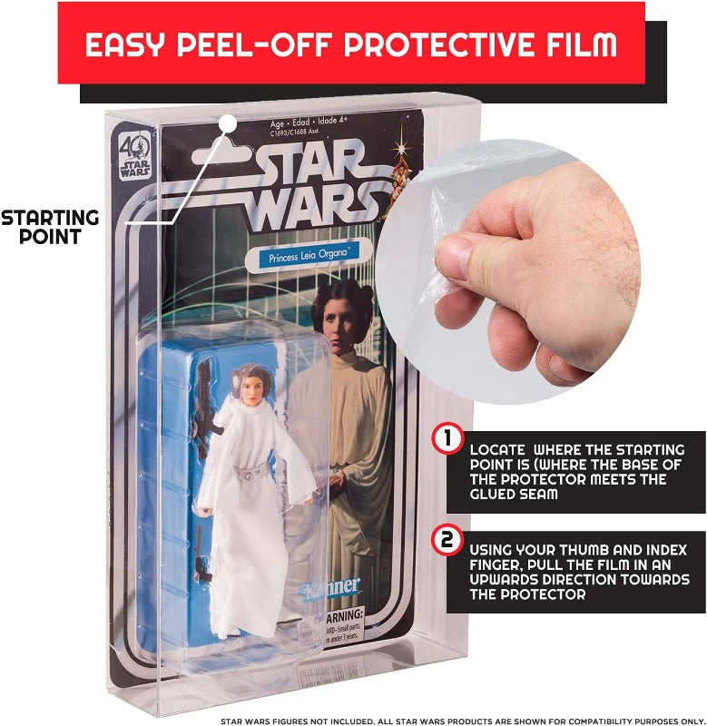 Star Wars 6 inches - 40th Legacy Pack (Carded) - EVORETRO PET Protectors - Pack of 12 EVORETRO Canada Figurine Protectors  Squirtle Squad Card Shop.