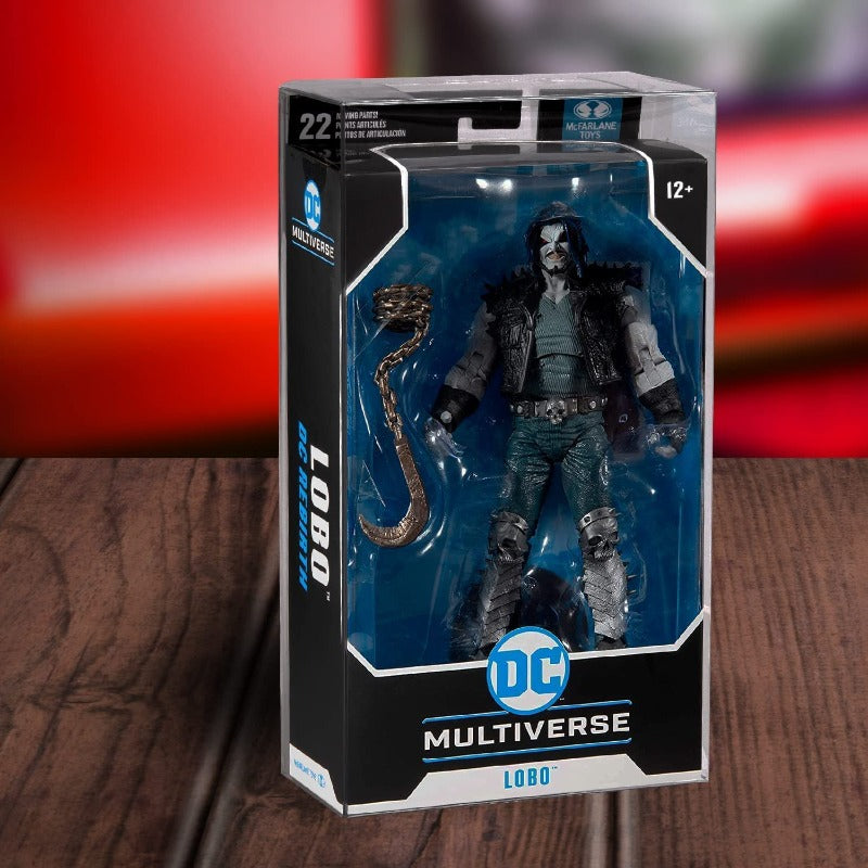 DC Multiverse McFarlane Regular (Batman Beyond - Black Box) & Mirrorverse (Box) EVORETRO PET Protector 0.40MM - Pack of 10 EVORETRO Canada Figurine Protectors  Squirtle Squad Card Shop.