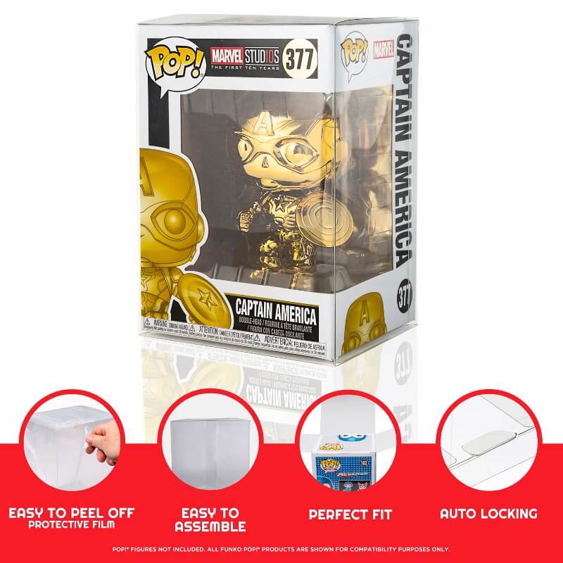 Funko Pop EVORETRO Protectors 4 inch 0.35mm EVORETRO Canada Funko Pop Protectors  Squirtle Squad Card Shop.