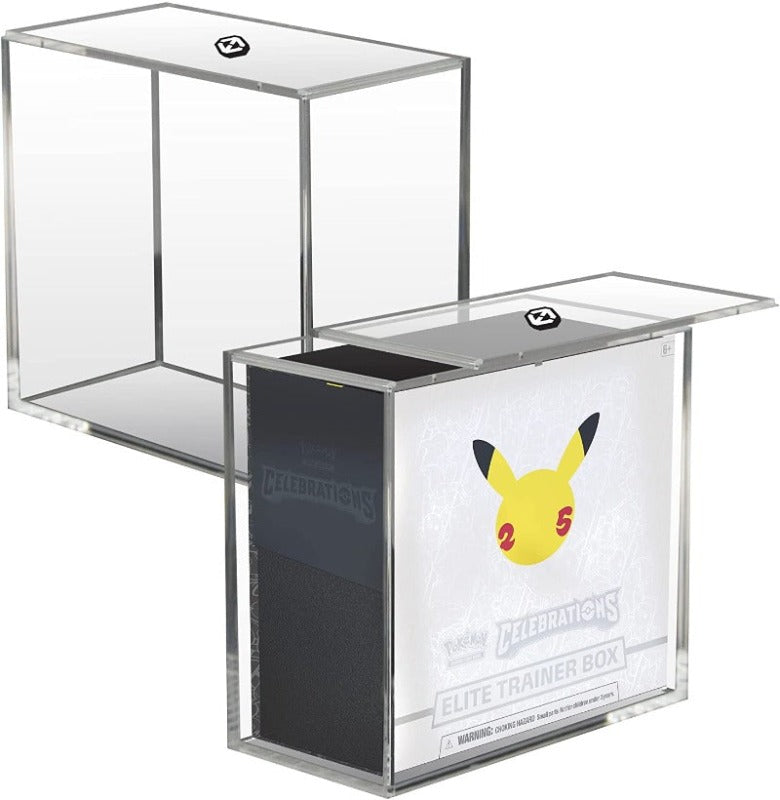 Pokemon ETB Elite Trainer Box w/ Sliding Lid Anti-UV - EVORETRO Acrylic Protector 4.0MM (Pack of 12) EVORETRO Canada Card Protectors  Squirtle Squad Card Shop.