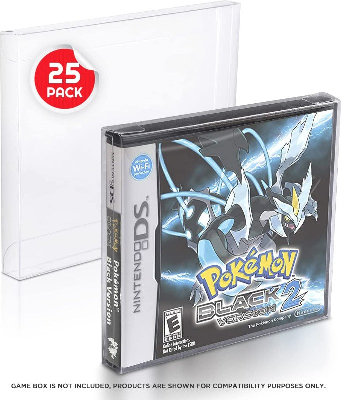 Nintendo DS (Game Box | NTSC) EVORETRO PET Protectors - Pack of 25 EVORETRO Canada Video Game Protectors  Squirtle Squad Card Shop.
