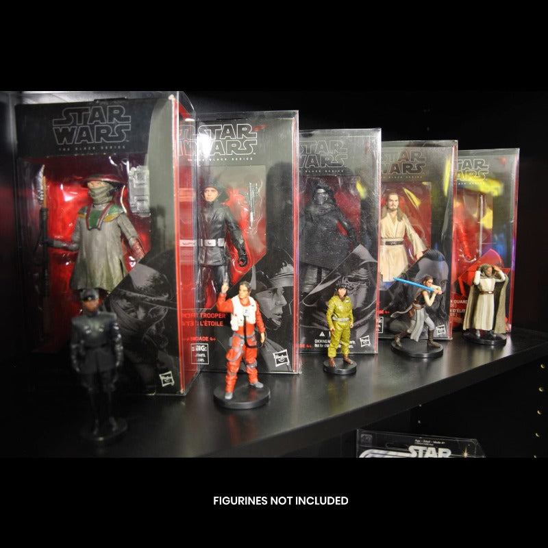 Star Wars Black Series 6’’ RED The Force Awakens (Black Box) - EVORETRO PET Protectors - Pack of 10 EVORETRO Canada Figurine Protectors  Squirtle Squad Card Shop.