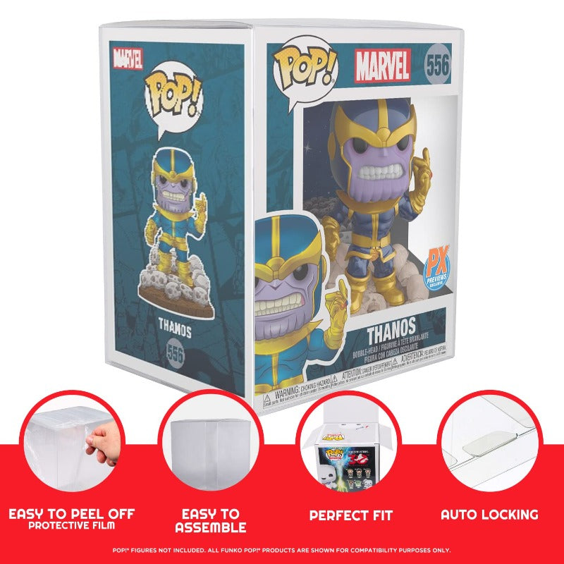Funko Pop 6 inches EVORETRO PET Protectors - Pack of 10 EVORETRO Canada Funko Pop Protectors  Squirtle Squad Card Shop.