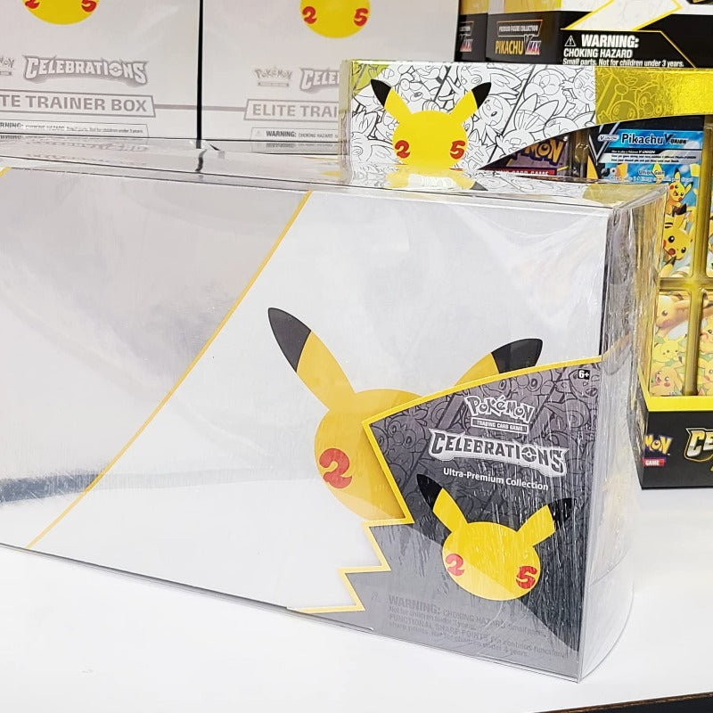 Pokemon Celebrations Ultra Premium UPC PET Protector 0.45MM - Pack of 1 EVORETRO Canada Card Protectors  Squirtle Squad Card Shop.