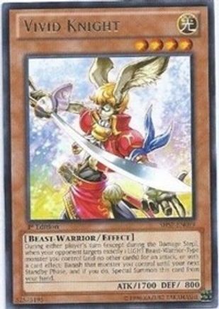 Vivid Knight (SHSP-EN099) - Shadow Specters 1st Edition Shadow Specters Yugioh Single  Squirtle Squad Card Shop.