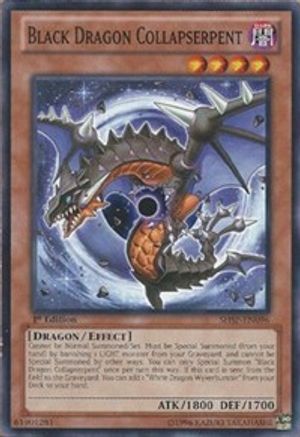 Black Dragon Collapserpent (SHSP-EN096) - Shadow Specters Unlimited Shadow Specters Yugioh Single  Squirtle Squad Card Shop.