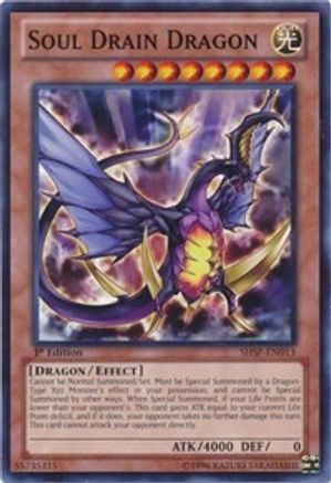 Soul Drain Dragon (SHSP-EN013) - Shadow Specters 1st Edition Shadow Specters Yugioh Single  Squirtle Squad Card Shop.