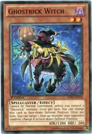 Ghostrick Witch (SHSP-EN018) - Shadow Specters Unlimited Shadow Specters Yugioh Single  Squirtle Squad Card Shop.