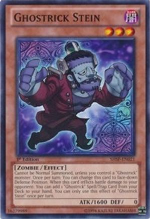 Ghostrick Stein (SHSP-EN021) - Shadow Specters Unlimited Shadow Specters Yugioh Single  Squirtle Squad Card Shop.