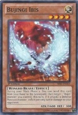Bujingi Ibis (SHSP-EN024) - Shadow Specters Unlimited Shadow Specters Yugioh Single  Squirtle Squad Card Shop.