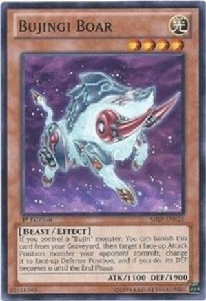 Bujingi Boar (SHSP-EN025) - Shadow Specters Unlimited Shadow Specters Yugioh Single  Squirtle Squad Card Shop.