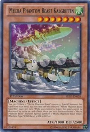 Mecha Phantom Beast Kalgriffin (SHSP-EN028) - Shadow Specters 1st Edition Shadow Specters Yugioh Single  Squirtle Squad Card Shop.